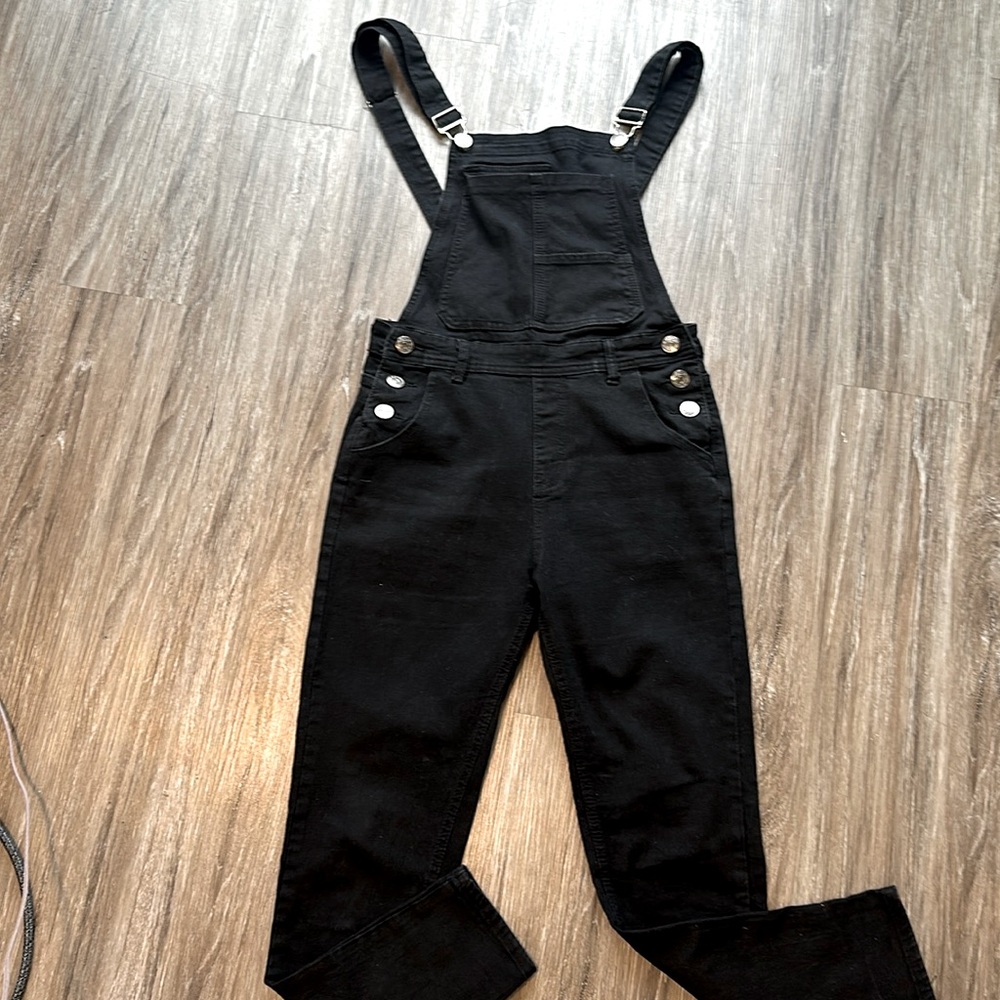 Black girls denim overall